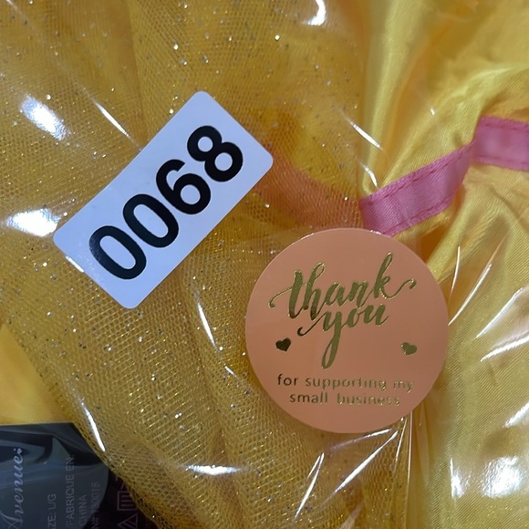 Disney Princess Belle Costume Dress Size Large - Picture 9 of 9